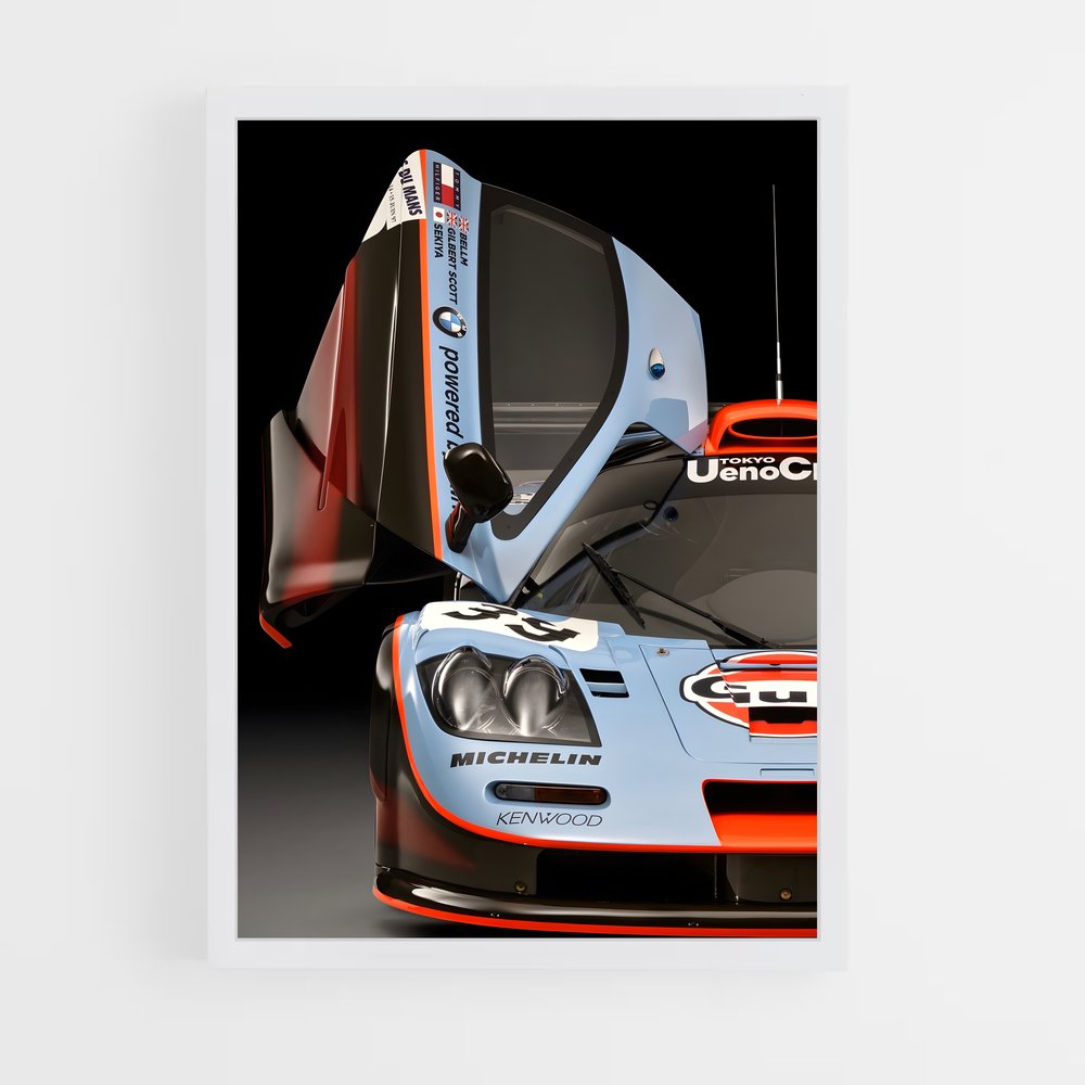 Poster McLaren GTR Racing Dream (vue 3)